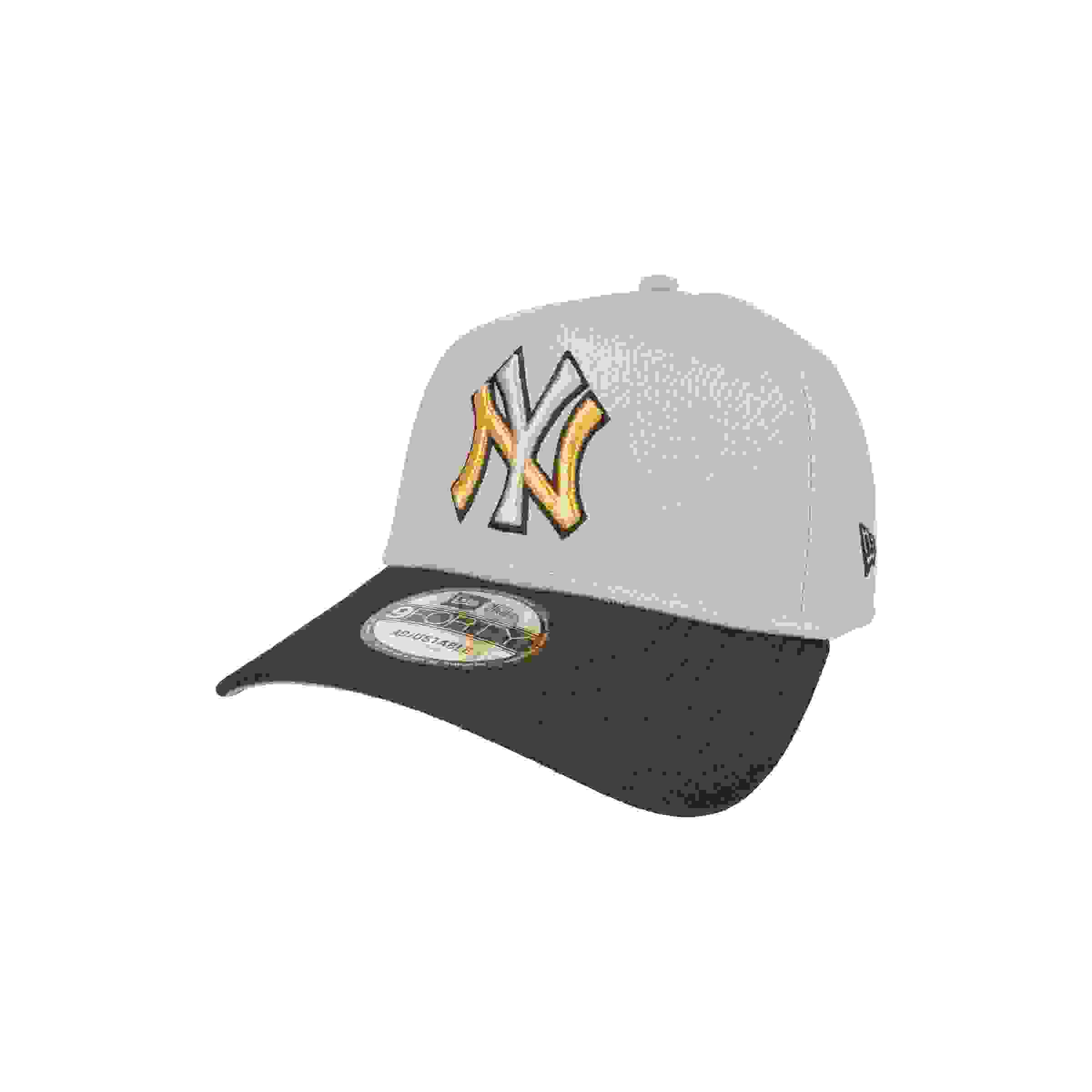 New Era New York Yankees 9FORTY A-Frame 100th Anniversary Grey Snapback Hat